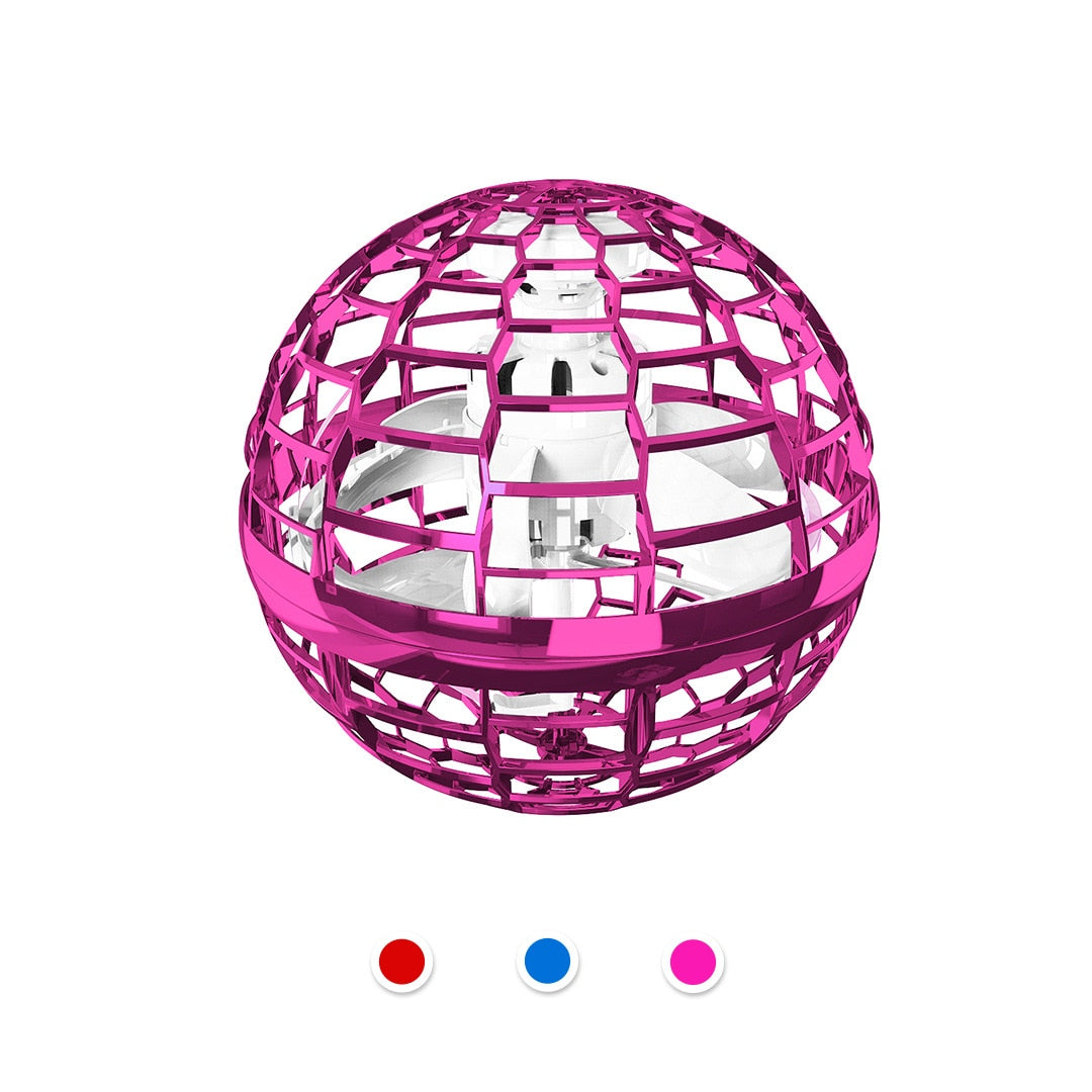 Flynova Pro Flying Ball Spinner Toy Hand Controlled Drone Helicopter 360° Rotating Mini UFO With Light Kids Gifts