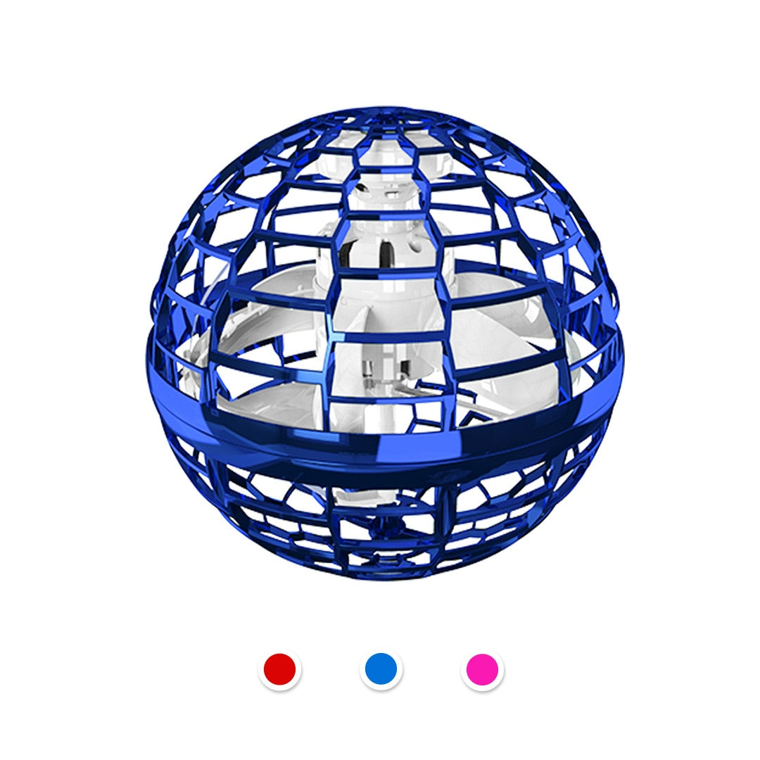Flynova Pro Flying Ball Spinner Toy Hand Controlled Drone Helicopter 360° Rotating Mini UFO With Light Kids Gifts