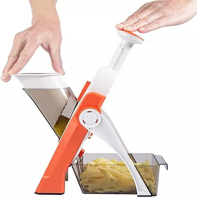NEW 2023 Multifunction Meat Grater Slicer Foldable Manual Vegetable Cutter Chopper Kitchen Accessories Gadgets Steel Blade Aid T