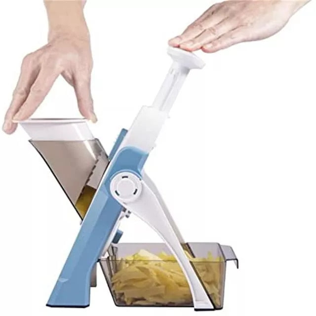 NEW 2023 Multifunction Meat Grater Slicer Foldable Manual Vegetable Cutter Chopper Kitchen Accessories Gadgets Steel Blade Aid T