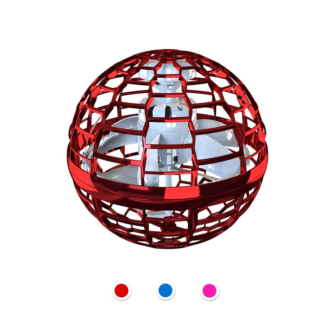 Flynova Pro Flying Ball Spinner Toy Hand Controlled Drone Helicopter 360° Rotating Mini UFO With Light Kids Gifts