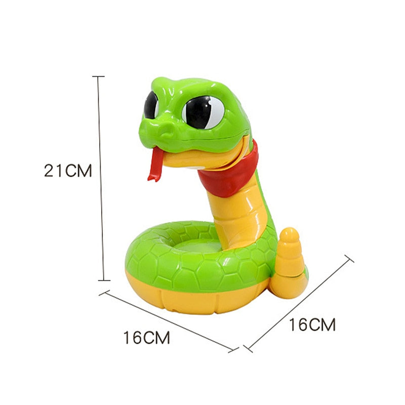 Electric Scary Snake Toy Tricky Animals Kids Fun Multiplayer Party Games Biting Rattlesnake Family Interactive Toy Funny Gift