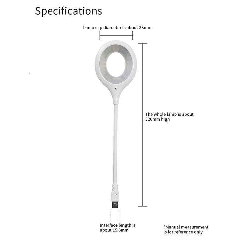 Newest LED Desk Lamp Portable Night Light Lamp Freely Foldable Table Lamp Voice Small Night Light USB Intelligent Voice Lights