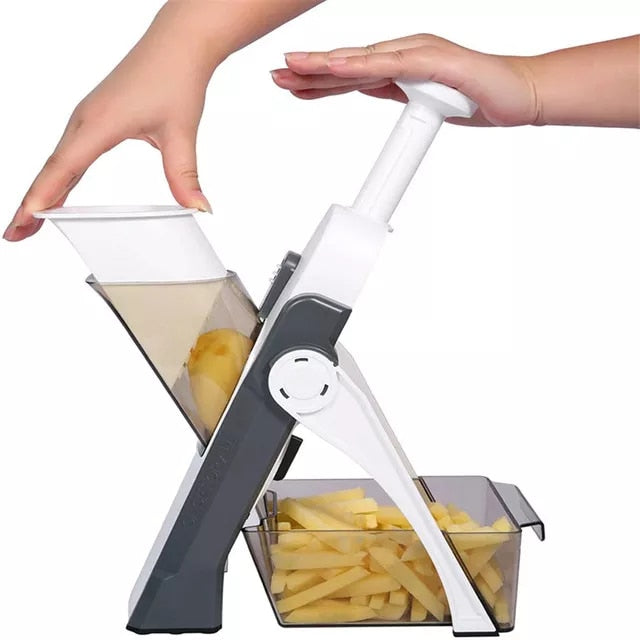 NEW 2023 Multifunction Meat Grater Slicer Foldable Manual Vegetable Cutter Chopper Kitchen Accessories Gadgets Steel Blade Aid T