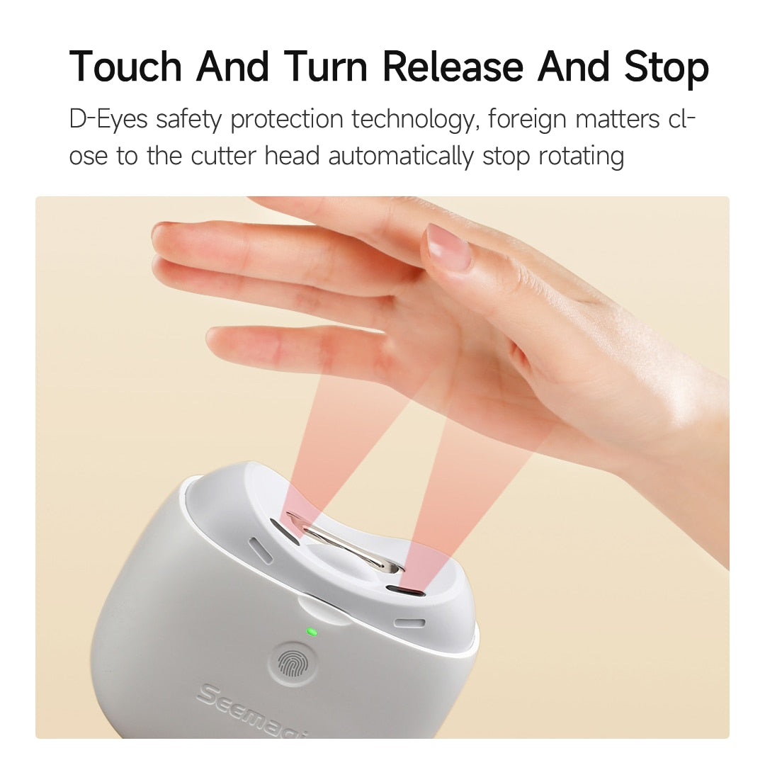 Youpin Seemagic Electric Automatic Nail Clipper pro Touch start infrared protection Upgrade cutter head with led light Trimmer