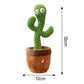 Lovely Talking Toy Dancing Cactus Doll Speak Talk Sound Record Repeat Toy Kawaii Cactus Toys Children Kids Education Toy Gift