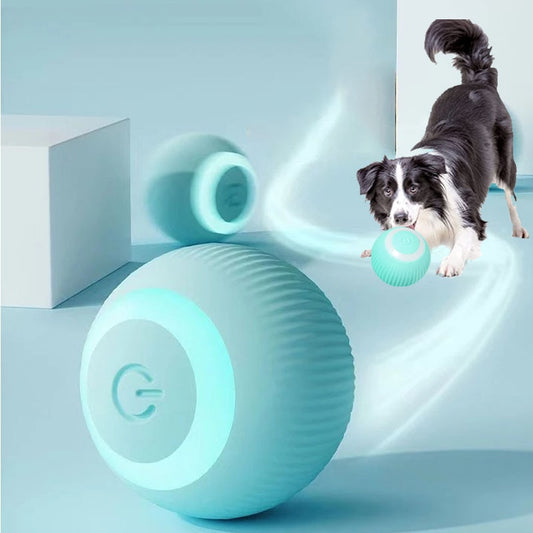 Electric Dog Ball Toys Auto Rolling Smart Dog Toys for Dogs Training Self-moving Pet Puppy Toys Indoor Interactive PlayI Supply