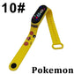 Pokemon Digital Watch Anime Pikachu Squirtle Eevee Charizard Student Silicone LED Watch Kids Puzzle Toys Children Birthday Gifts