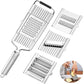 Multifunction Vegetable Cutter Meat Potato Slicer Carrot Grater Kitchen Accessories Gadgets Steel Blade Kitchen Aid Tool