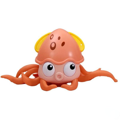 Amphibious Walking Octopus Infant Toy Cute Cartoon Animals Baby Water Toy Wound-up Chain Clockwork Kids Beach Bath Toys