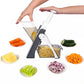 NEW 2023 Multifunction Meat Grater Slicer Foldable Manual Vegetable Cutter Chopper Kitchen Accessories Gadgets Steel Blade Aid T