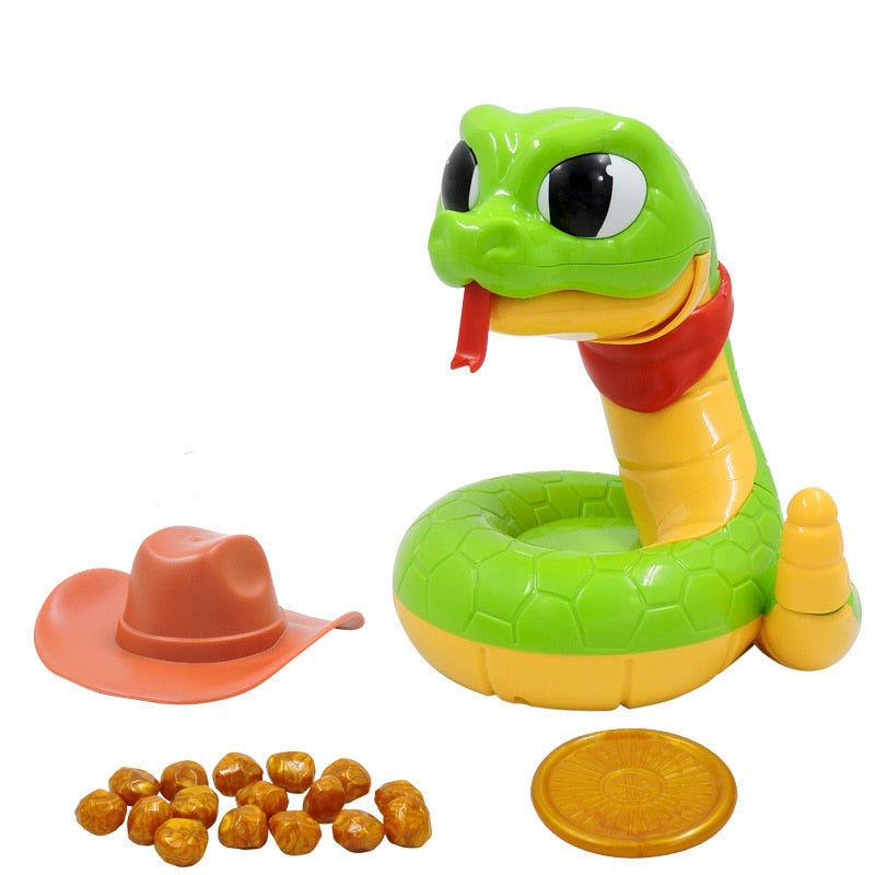 Electric Scary Snake Toy Tricky Animals Kids Fun Multiplayer Party Games Biting Rattlesnake Family Interactive Toy Funny Gift